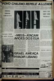Página do jornal Correio do Ceará de janeiro de 1972