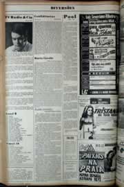 Página do jornal Correio do Ceará de janeiro de 1972