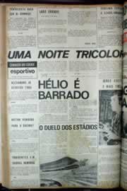 Página do jornal Correio do Ceará de janeiro de 1972