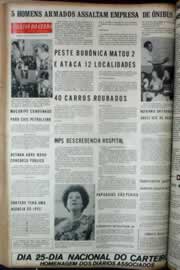 Página do jornal Correio do Ceará de janeiro de 1972