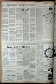Página do jornal Correio do Ceará de janeiro de 1972
