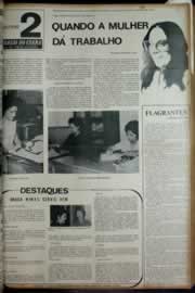 Página do jornal Correio do Ceará de janeiro de 1972