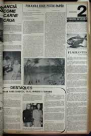 Página do jornal Correio do Ceará de janeiro de 1972