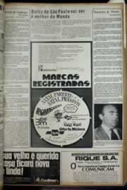 Página do jornal Correio do Ceará de janeiro de 1972
