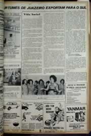 Página do jornal Correio do Ceará de janeiro de 1972