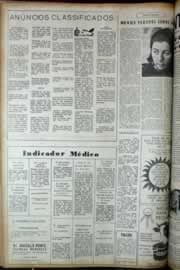 Página do jornal Correio do Ceará de janeiro de 1972