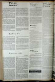 Página do jornal Correio do Ceará de janeiro de 1972
