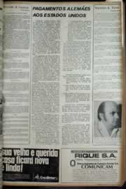 Página do jornal Correio do Ceará de janeiro de 1972
