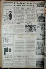 Página do jornal Correio do Ceará de janeiro de 1972