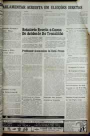 Página do jornal Correio do Ceará de janeiro de 1972