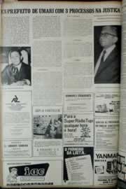 Página do jornal Correio do Ceará de janeiro de 1972