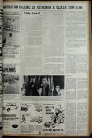 Página do jornal Correio do Ceará de janeiro de 1972