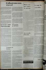 Página do jornal Correio do Ceará de janeiro de 1972