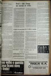 Página do jornal Correio do Ceará de janeiro de 1972