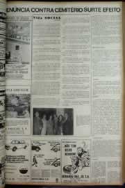 Página do jornal Correio do Ceará de janeiro de 1972