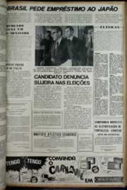 Página do jornal Correio do Ceará de janeiro de 1972