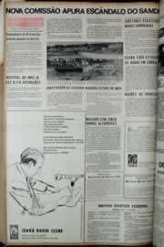 Página do jornal Correio do Ceará de janeiro de 1972