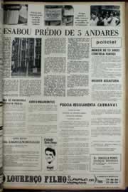 Página do jornal Correio do Ceará de janeiro de 1972