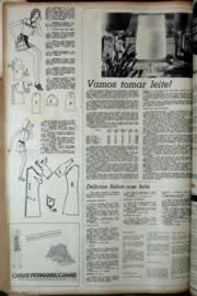 Página do jornal Correio do Ceará de janeiro de 1972