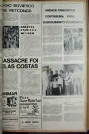 Página do jornal Correio do Ceará de fevereiro de 1972