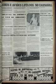 Página do jornal Correio do Ceará de fevereiro de 1972