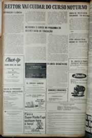 Página do jornal Correio do Ceará de fevereiro de 1972