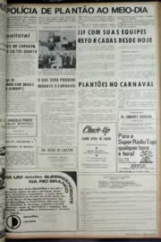Página do jornal Correio do Ceará de fevereiro de 1972
