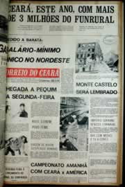 Página do jornal Correio do Ceará de fevereiro de 1972