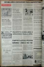 Página do jornal Correio do Ceará de fevereiro de 1972