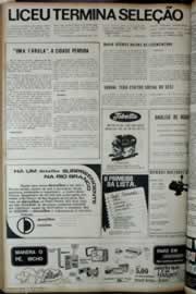 Página do jornal Correio do Ceará de fevereiro de 1972