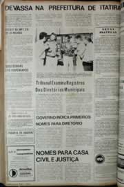 Página do jornal Correio do Ceará de fevereiro de 1972