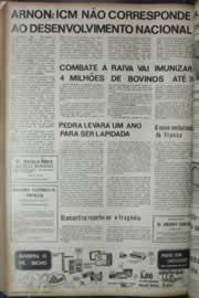 Página do jornal Correio do Ceará de fevereiro de 1972