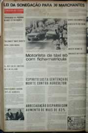 Página do jornal Correio do Ceará de fevereiro de 1972