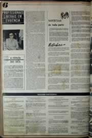 Página do jornal Correio do Ceará de fevereiro de 1972