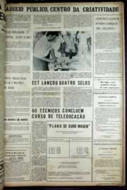 Página do jornal Correio do Ceará de fevereiro de 1972