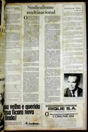 Página do jornal Correio do Ceará de fevereiro de 1972