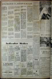 Página do jornal Correio do Ceará de fevereiro de 1972