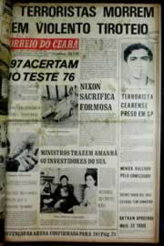 Página do jornal Correio do Ceará de fevereiro de 1972