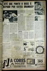 Página do jornal Correio do Ceará de fevereiro de 1972