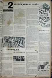 Página do jornal Correio do Ceará de março de 1972