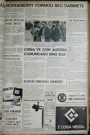 Página do jornal Correio do Ceará de março de 1972