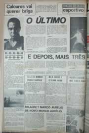 Página do jornal Correio do Ceará de março de 1972