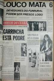 Página do jornal Correio do Ceará de março de 1972