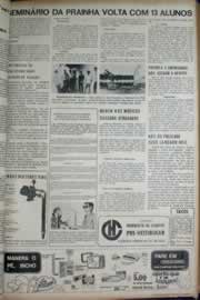 Página do jornal Correio do Ceará de março de 1972