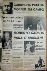 Página do jornal Correio do Ceará de março de 1972