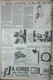 Página do jornal Correio do Ceará de março de 1972
