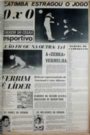 Página do jornal Correio do Ceará de março de 1972