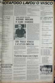 Página do jornal Correio do Ceará de março de 1972