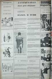 Página do jornal Correio do Ceará de março de 1972