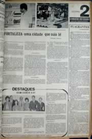 Página do jornal Correio do Ceará de março de 1972